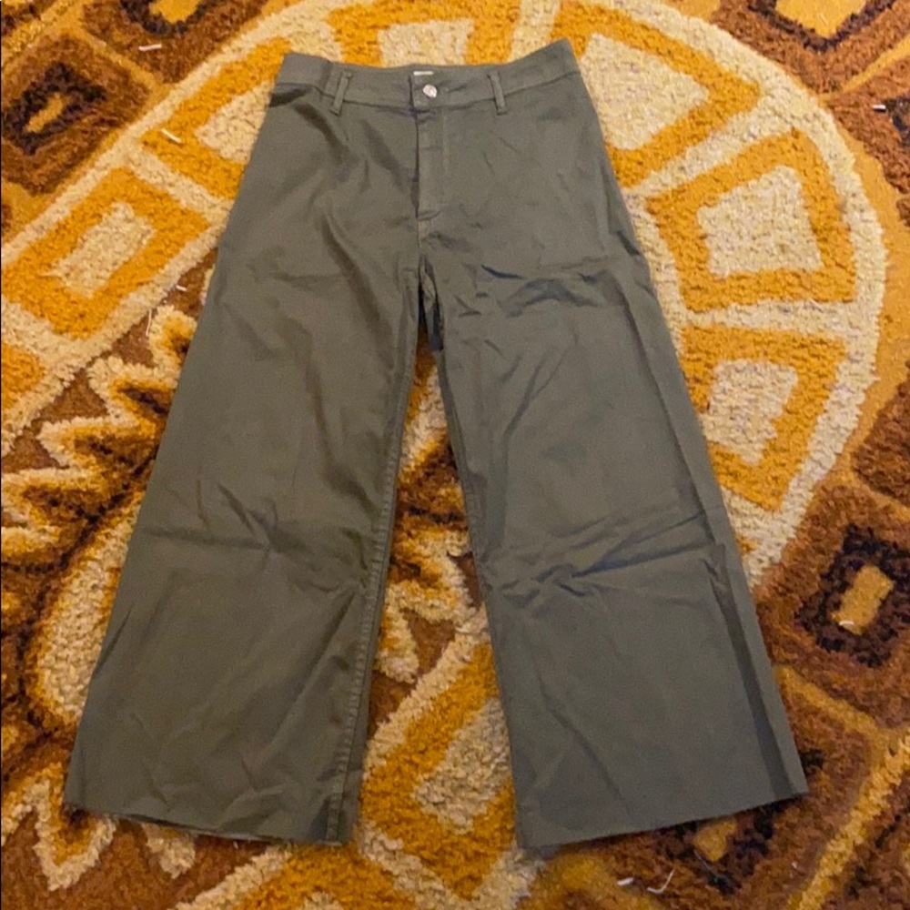 Zara Marine Straight Leg Pants Size 6
